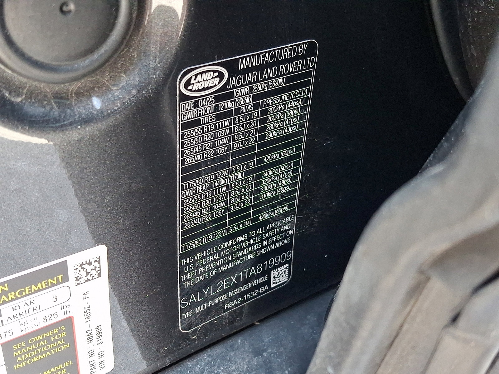 Used 2026 Land Rover Range Rover Velar Dynamic SE image 26