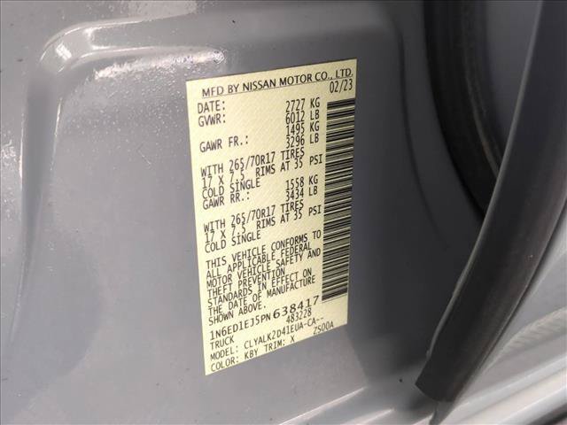 Used 2023 Nissan Frontier Pro-X w/ Pro Convenience Package RWD image 27