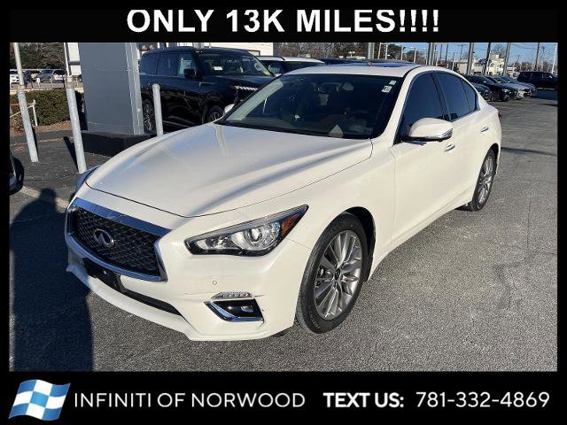 Certified 2023 INFINITI Q50 Luxe w/ Cargo Package