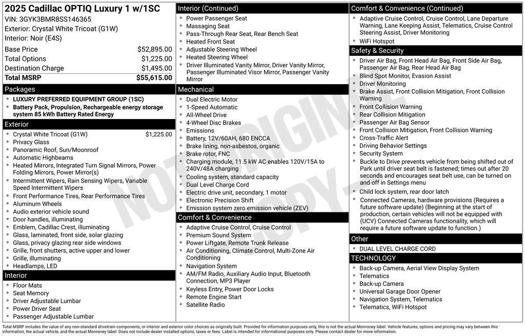 New 2025 Cadillac Optiq Luxury 1 AWD/4WD image 4