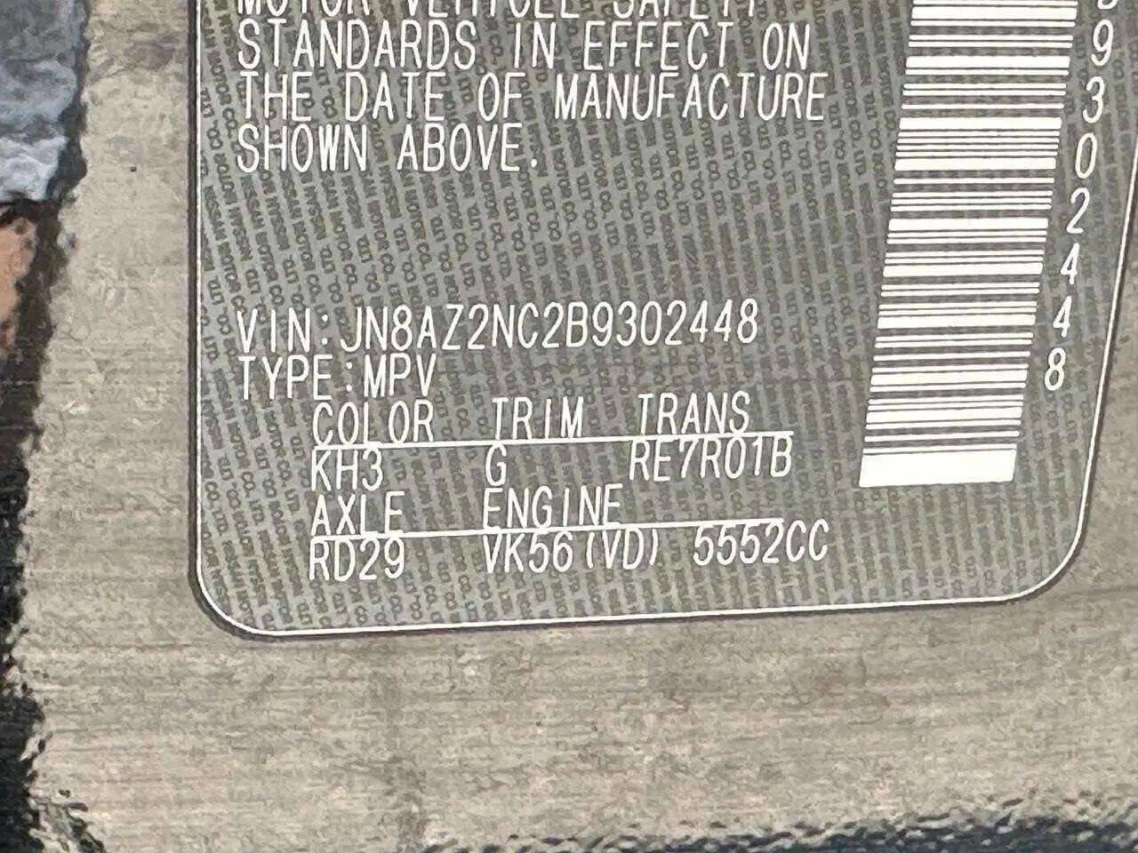 Used 2011 INFINITI QX56 4WD w/ Theater Pkg image 48