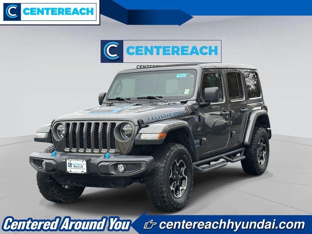 Used 2021 Jeep Wrangler Unlimited Rubicon 4xe w/ Cold Weather Group image 1
