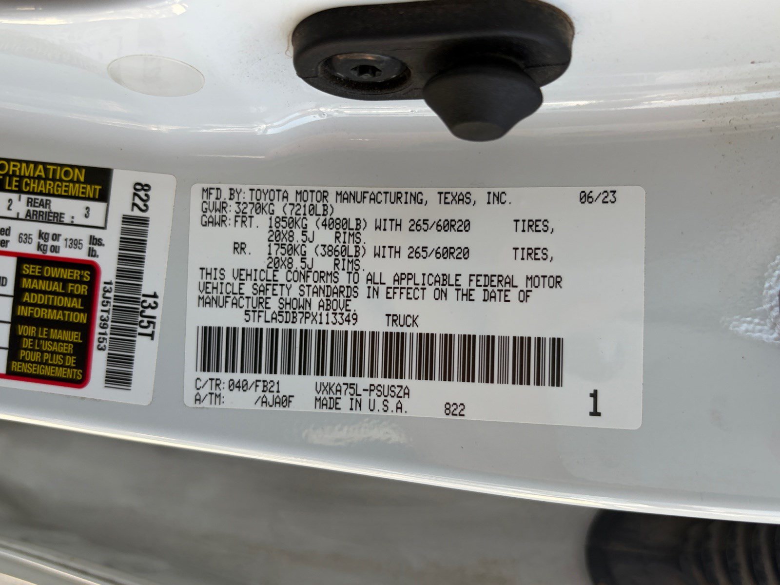 Used 2023 Toyota Tundra SR5 AWD/4WD image 25