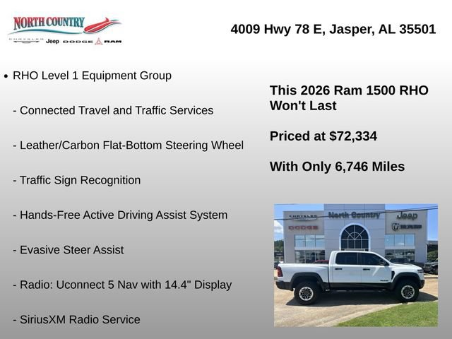 Used 2026 RAM 1500 RHO w/ RHO Level 1 Equipment Group AWD/4WD image 37