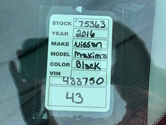 Used 2016 Nissan Maxima SR FWD image 44