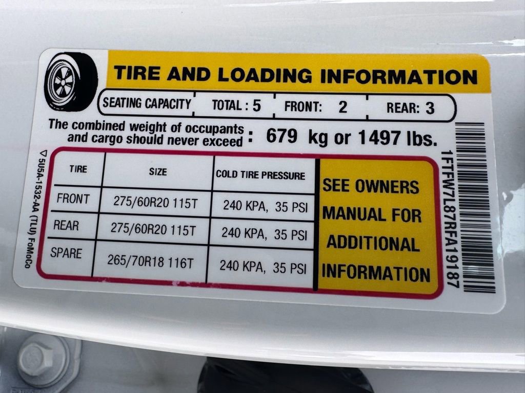 Used 2024 Ford F150 Platinum w/ Equipment Group 702A High AWD/4WD image 57