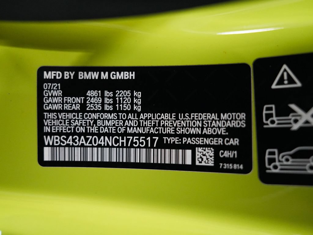 Used 2022 BMW M4 xDrive Competition w/ Executive Package AWD/4WD image 13