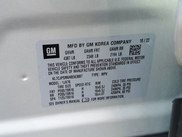 Used 2022 Chevrolet Trax LT w/ LT Convenience Package image 32