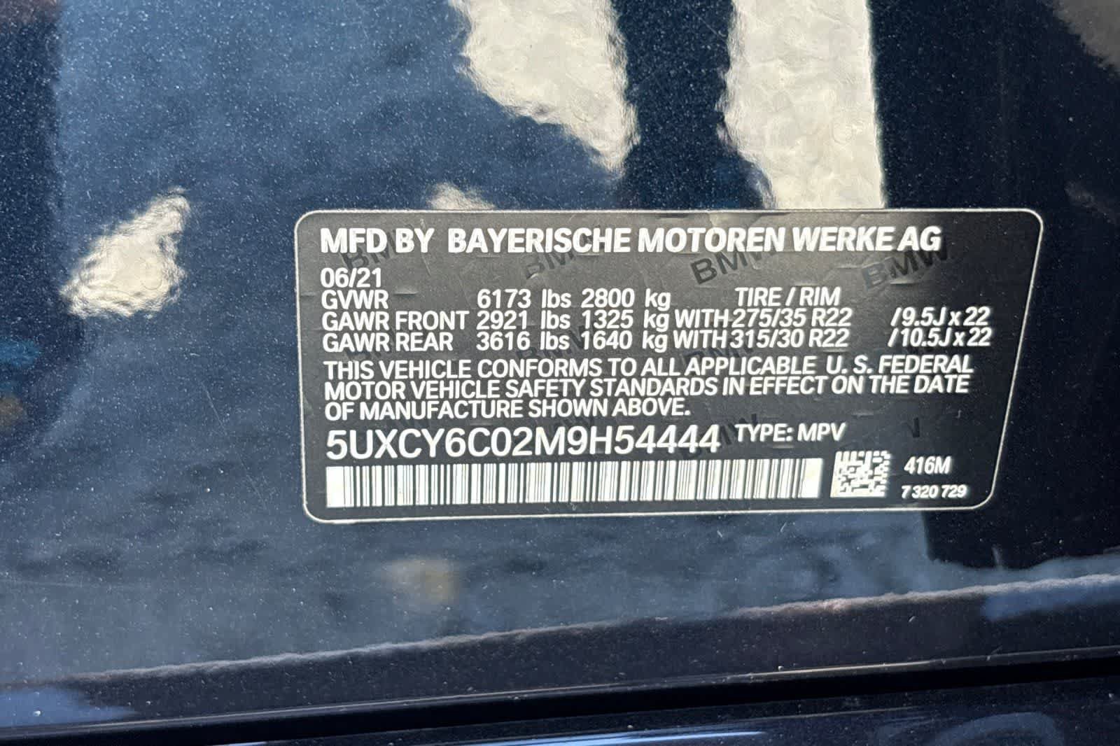 Used 2021 BMW X6 xDrive40i w/ M Sport Package AWD/4WD image 30
