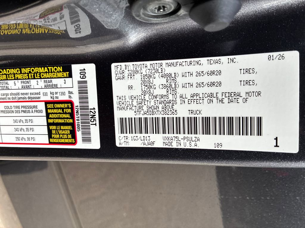 New 2026 Toyota Tundra Limited image 55