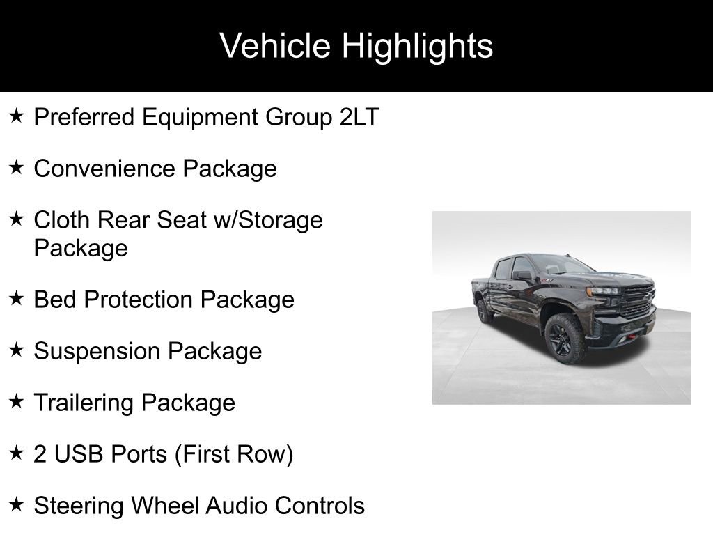 Used 2020 Chevrolet Silverado 1500 LT Trail Boss w/ Convenience Package image 2