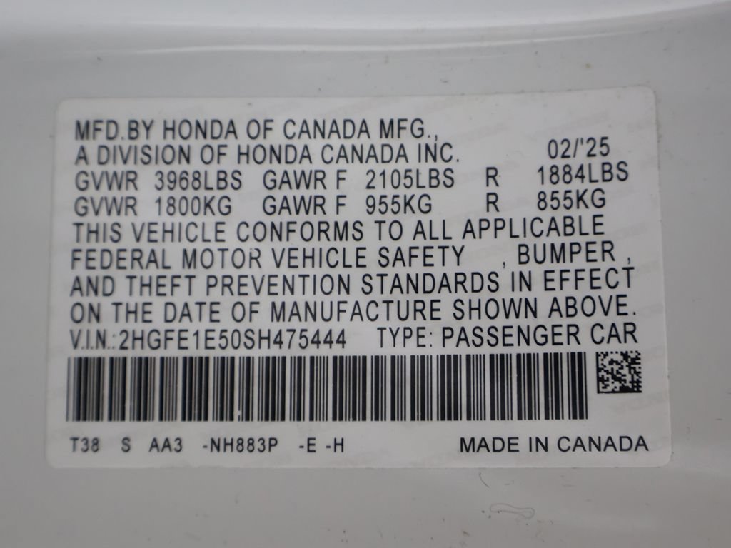 Used 2025 Honda Civic Si image 54