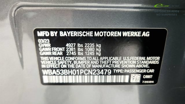 Used 2023 BMW 530i w/ M Sport Package RWD image 77