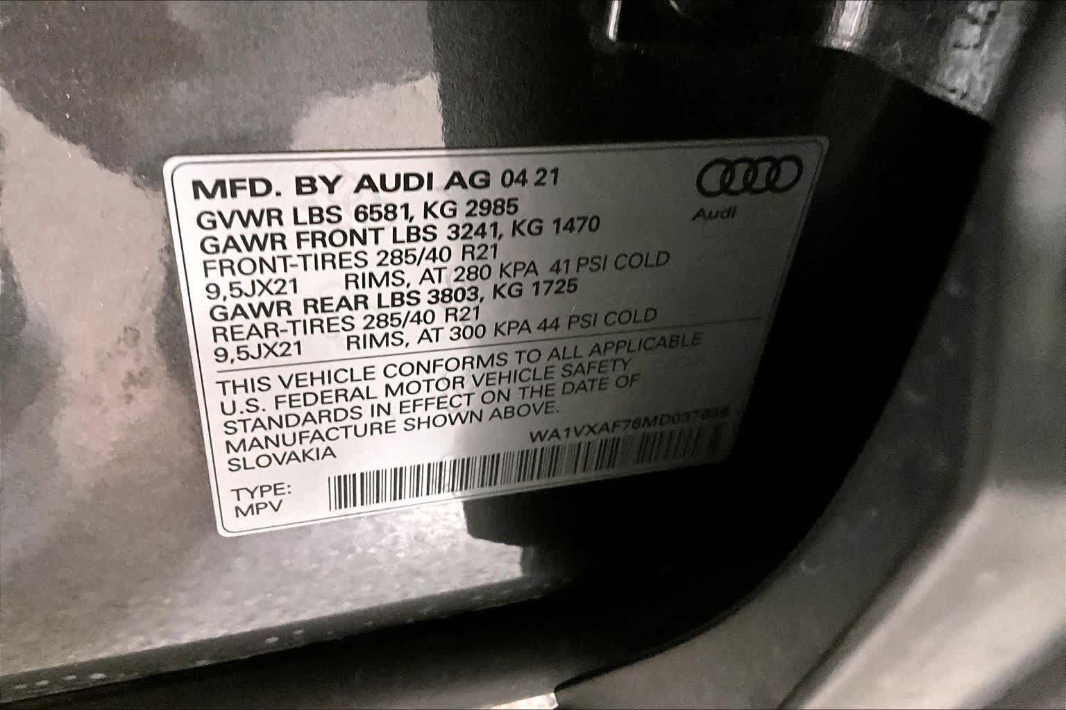 Used 2021 Audi Q7 3.0T Prestige w/ Prestige Package AWD/4WD image 35