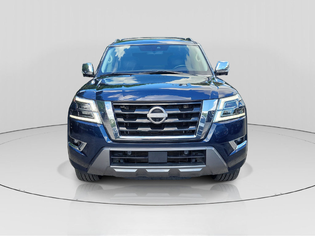 Used 2021 Nissan Armada Platinum w/ Captain's Chairs Package RWD image 2
