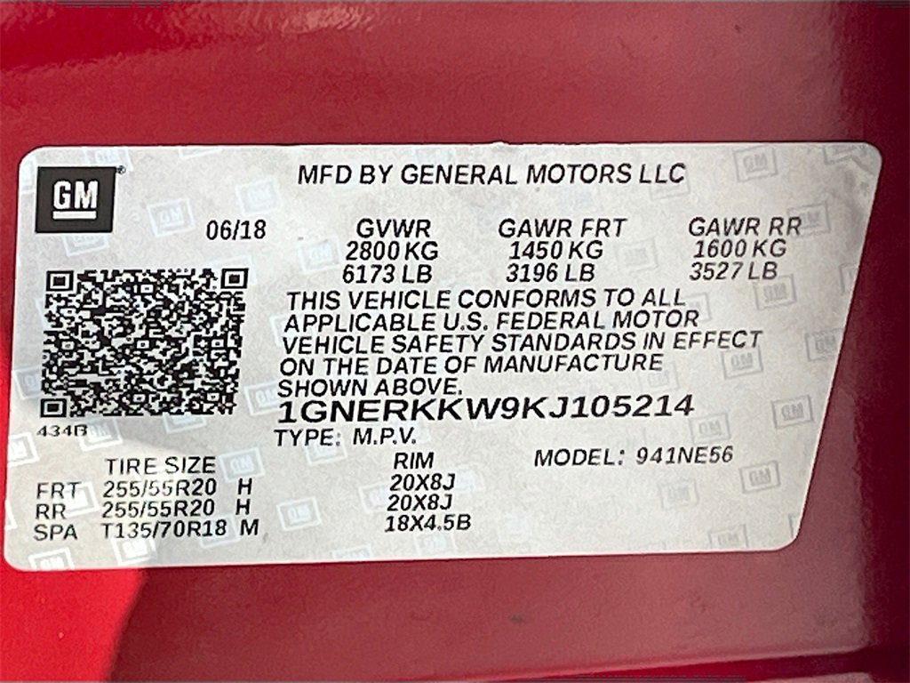 Used 2019 Chevrolet Traverse Premier w/ Driver Confidence II Package image 35