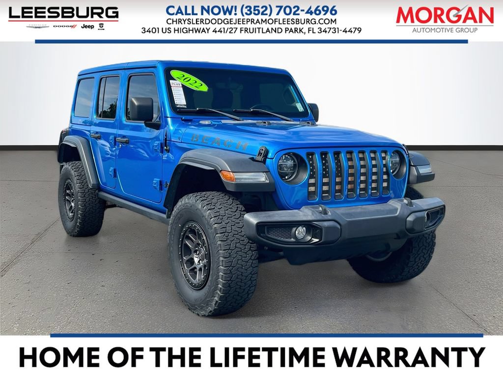 Used 2022 Jeep Wrangler Unlimited Sport w/ Xtreme Recon 35" Tire Package