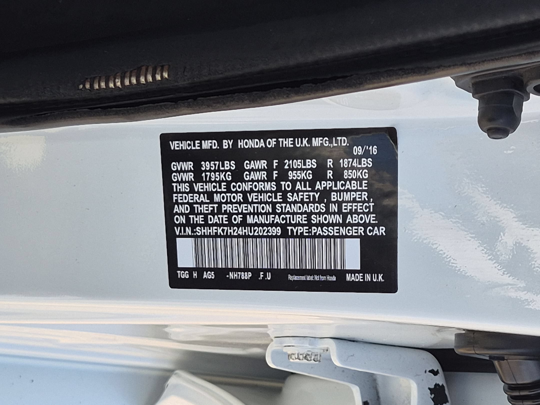 Certified 2017 Honda Civic LX image 30