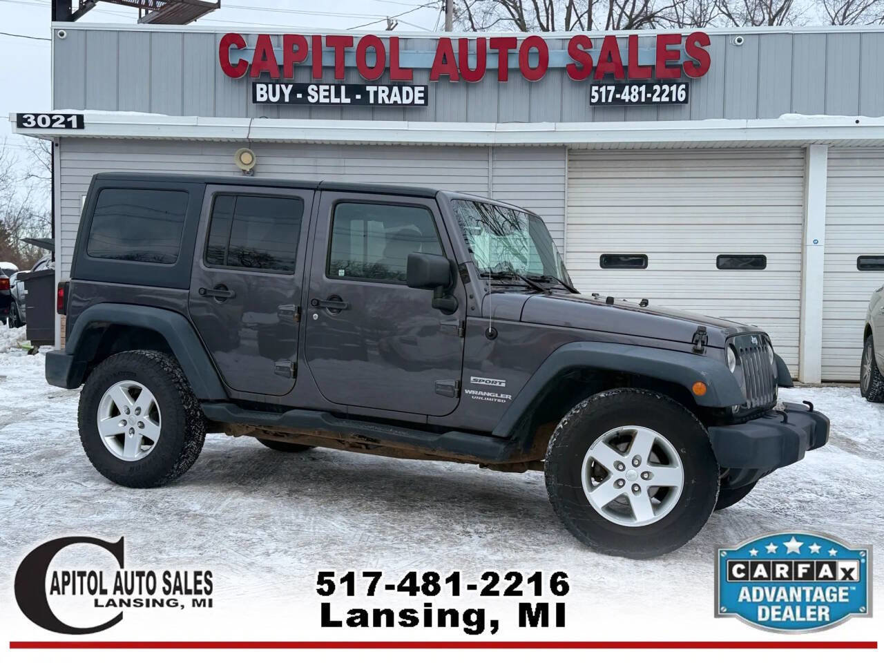 Used 2014 Jeep Wrangler Unlimited Sport w/ Quick Order Package 24S image 1