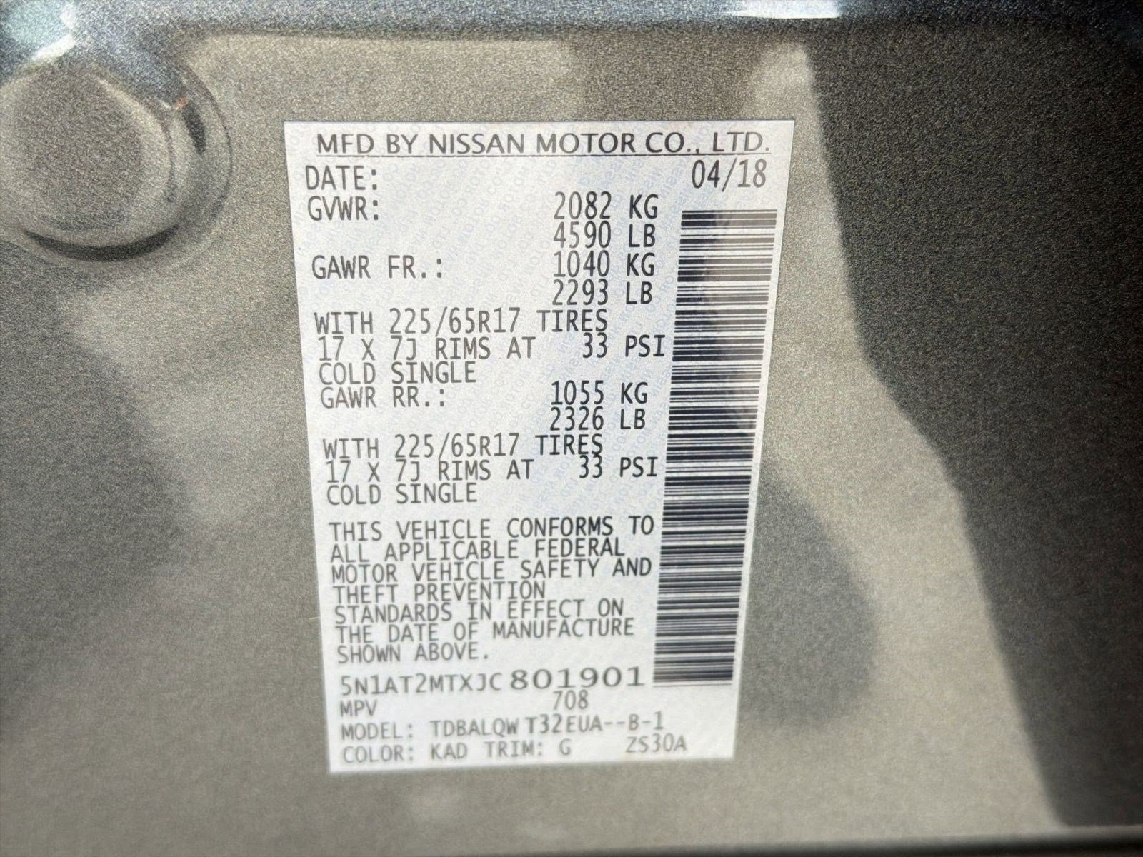 Used 2018 Nissan Rogue SV FWD image 18