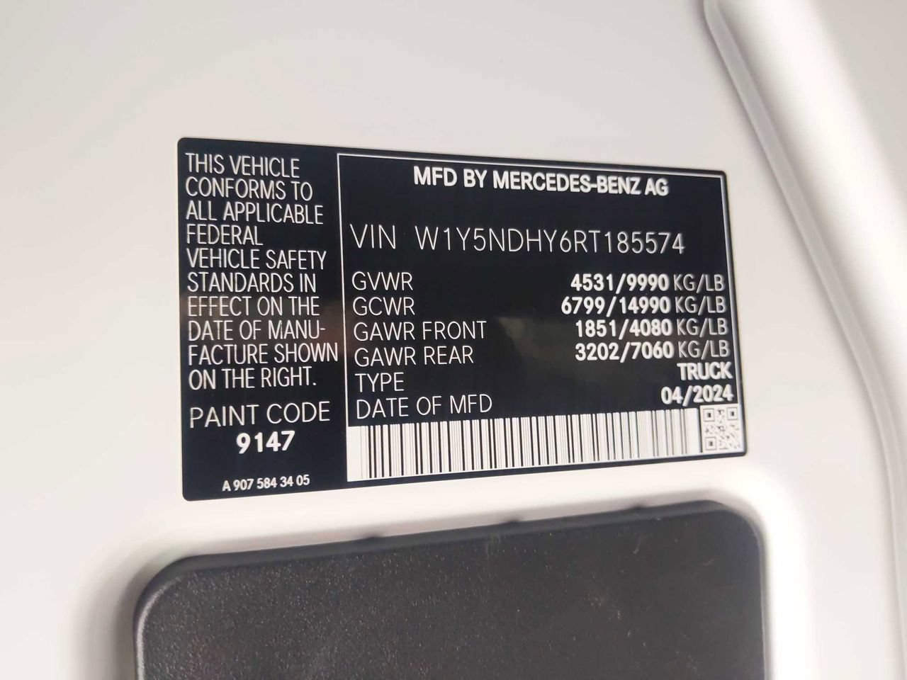 New 2024 Mercedes-Benz Sprinter 3500 image 14