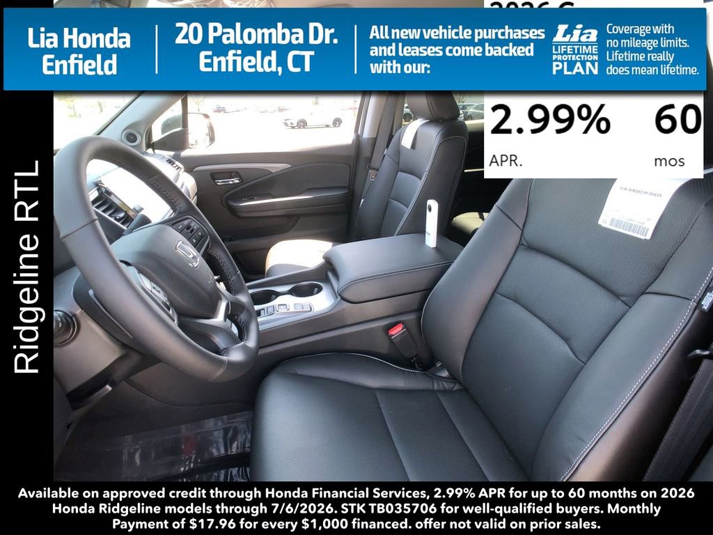 New 2026 Honda Ridgeline RTL image 12