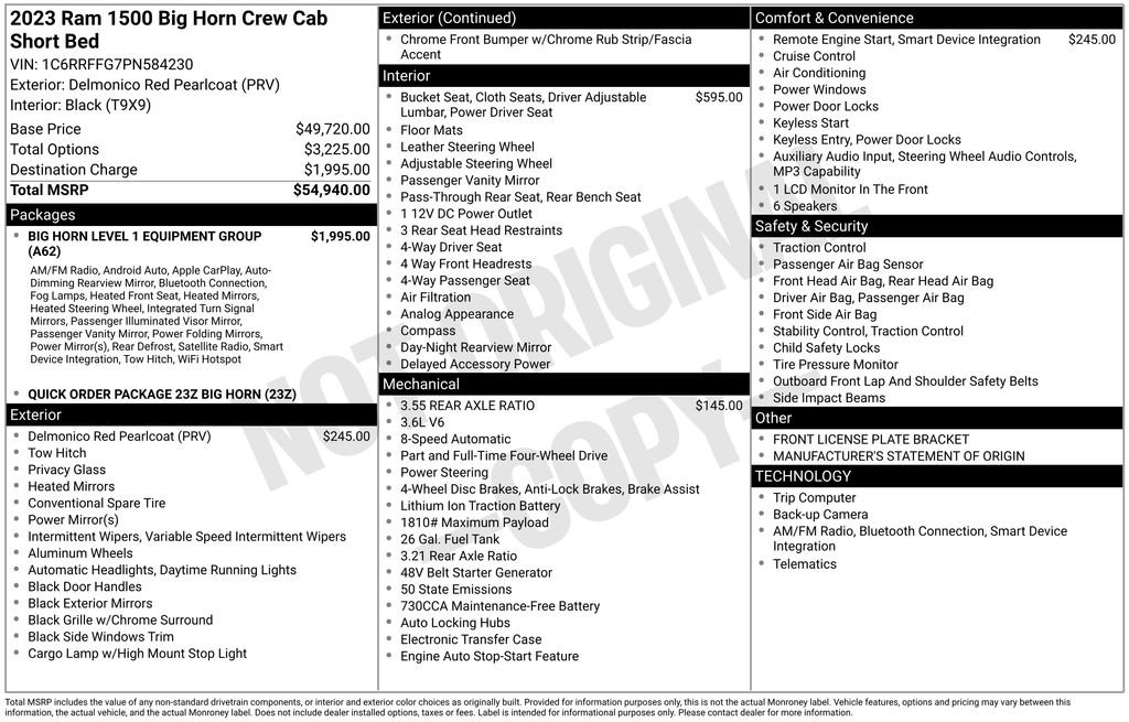 Certified 2023 RAM 1500 Big Horn image 38