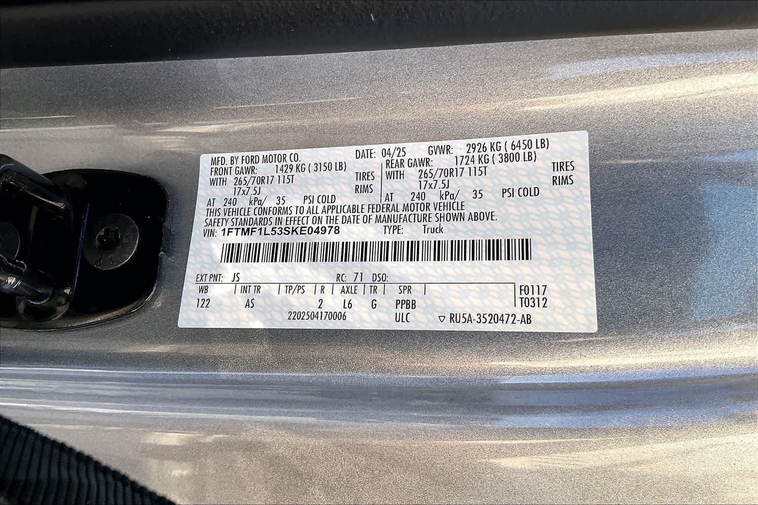 Used 2025 Ford F150 XL AWD/4WD image 20