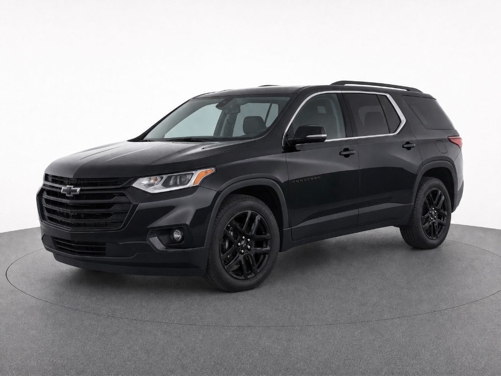 Used 2021 Chevrolet Traverse LT w/ LPO, Blackout Package AWD/4WD image 2
