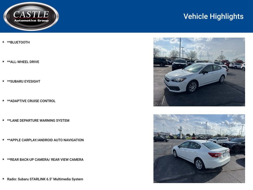 Used 2022 Subaru Impreza 2.0i image 3