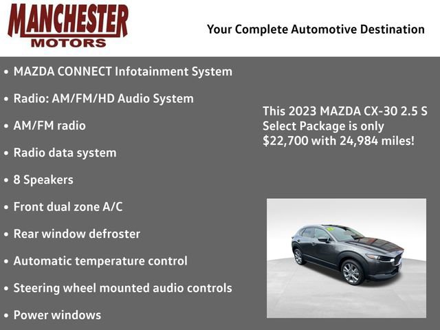 Used 2023 MAZDA CX-30 AWD 2.5 S w/ Select Package image 2