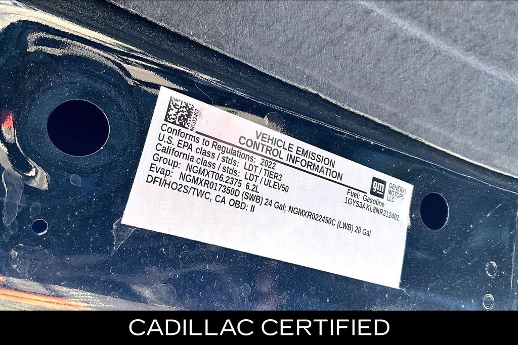 Used 2022 Cadillac Escalade Luxury RWD image 28