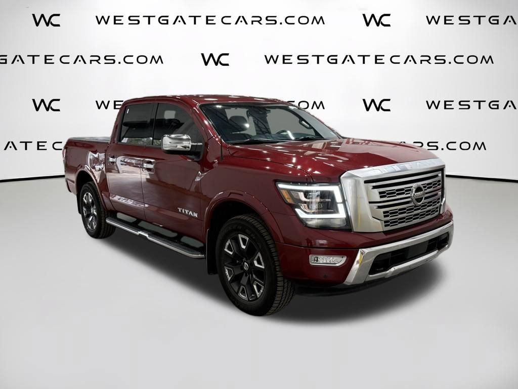 Used 2021 Nissan Titan Platinum Reserve w/ Off Road Protection Package AWD/4WD image 43