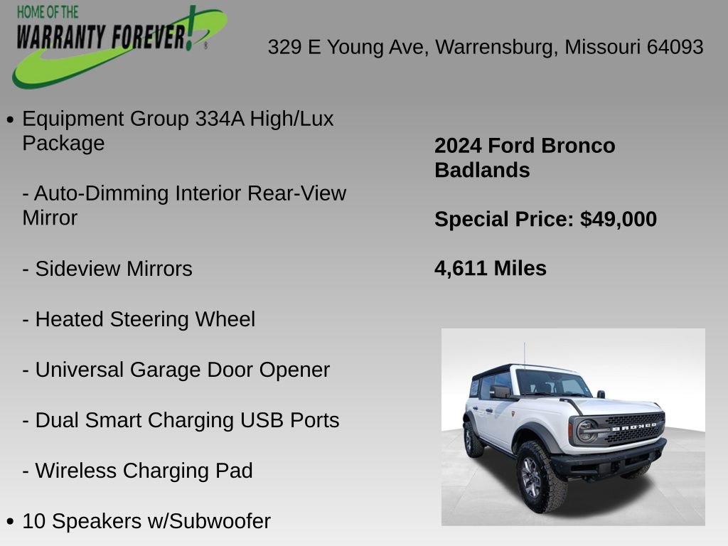 Used 2024 Ford Bronco Badlands image 14