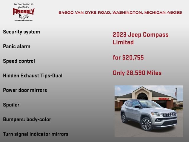 Used 2023 Jeep Compass Limited AWD/4WD image 25