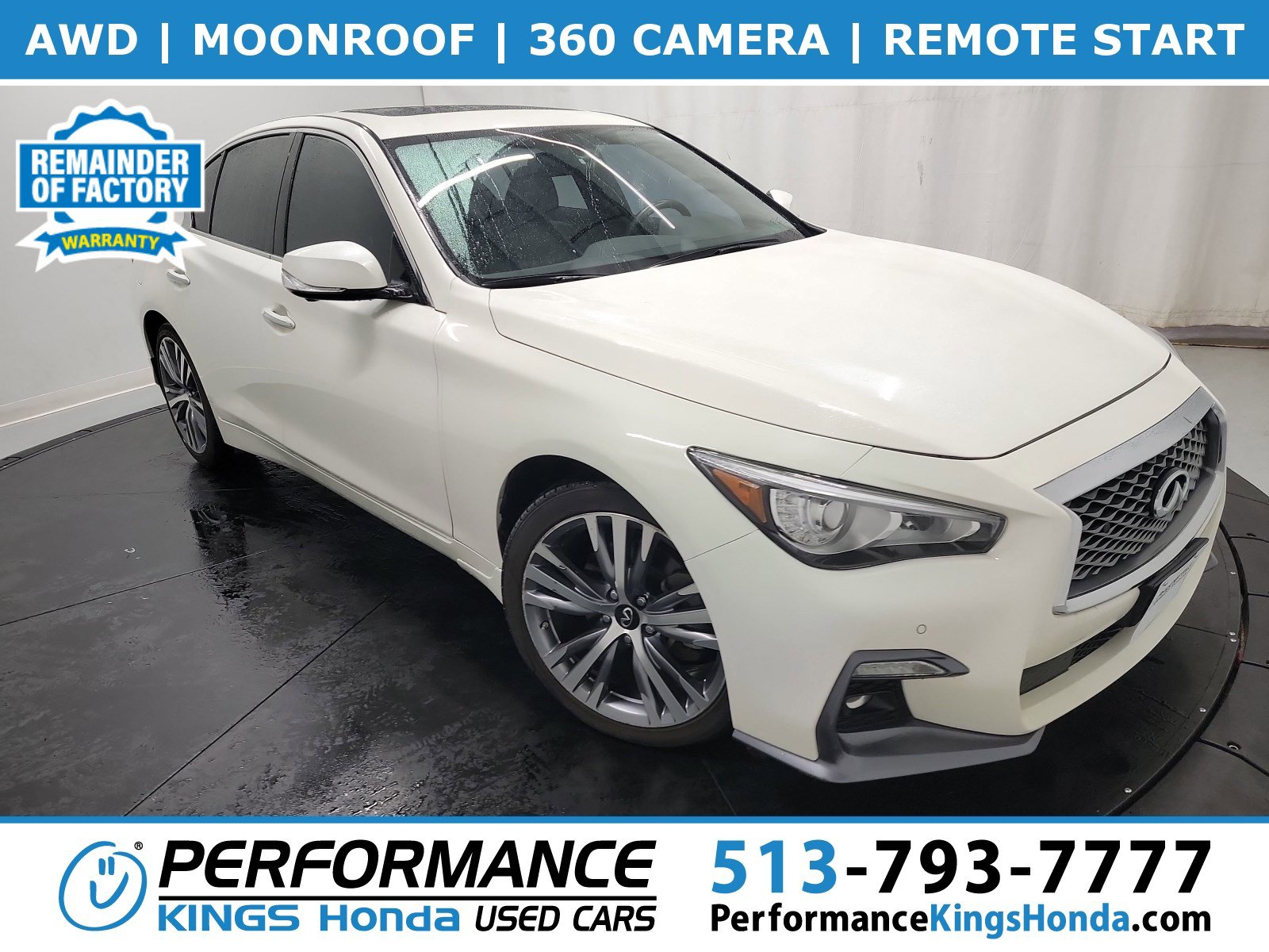 Used 2022 INFINITI Q50 Sensory 360° Tour