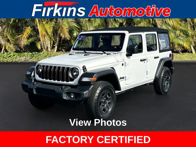 Used 2024 Jeep Wrangler Sport AWD/4WD image 1