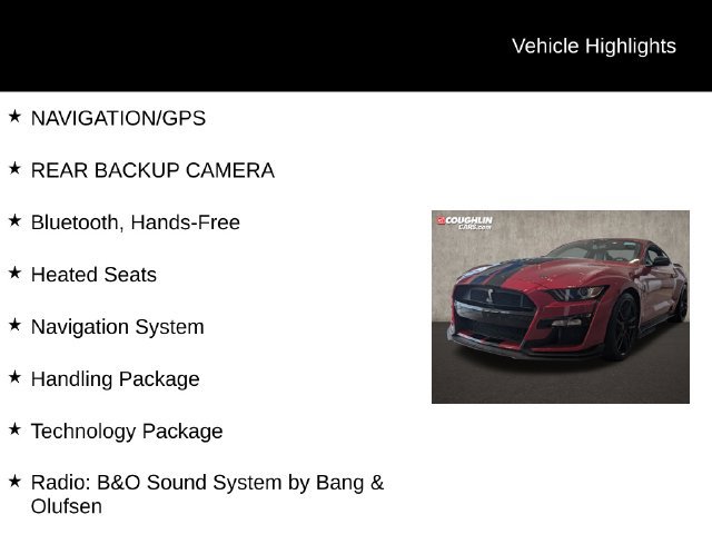 Used 2020 Ford Mustang Shelby GT500 w/ Technology Package RWD image 2