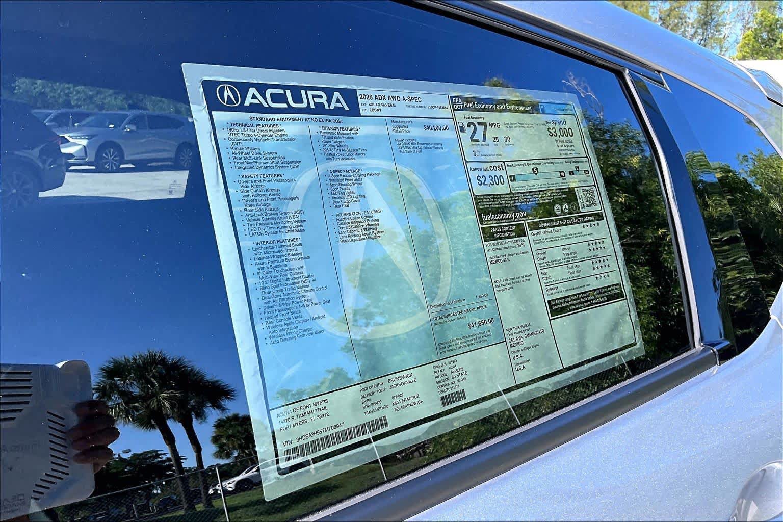 New 2026 Acura ADX A-Spec AWD/4WD image 22