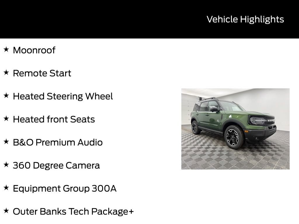 New 2025 Ford Bronco Sport Outer Banks w/ Outer Banks Tech Package+ image 6