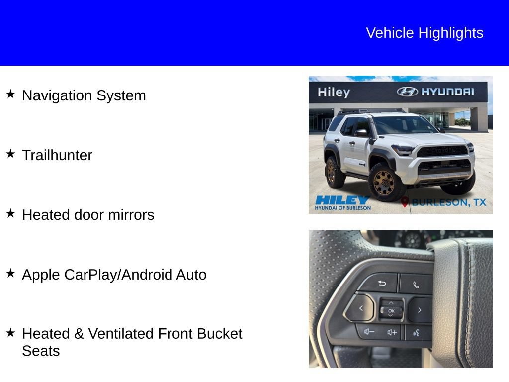Used 2025 Toyota 4Runner Trailhunter AWD/4WD image 9