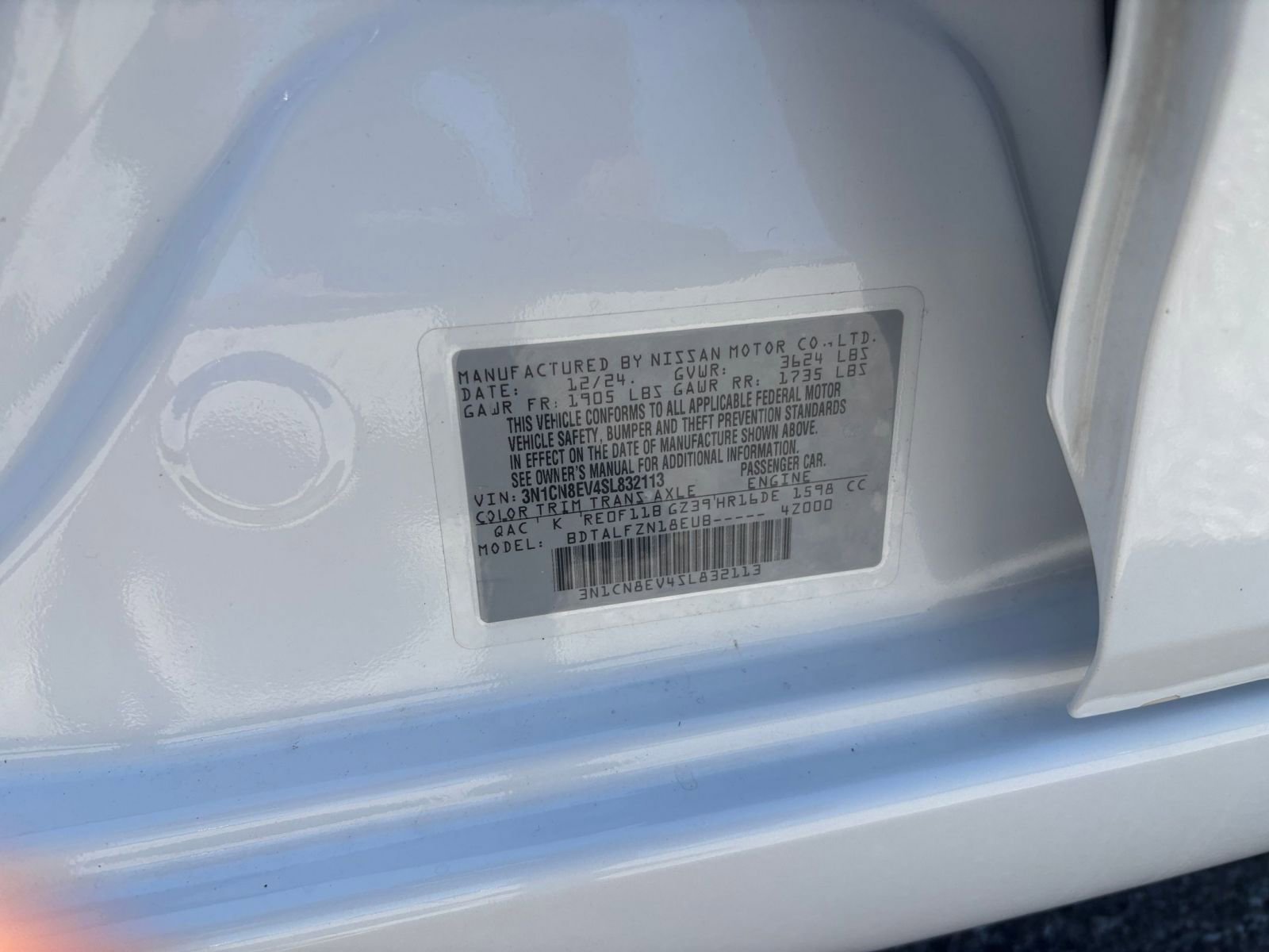 Used 2025 Nissan Versa SV FWD image 23