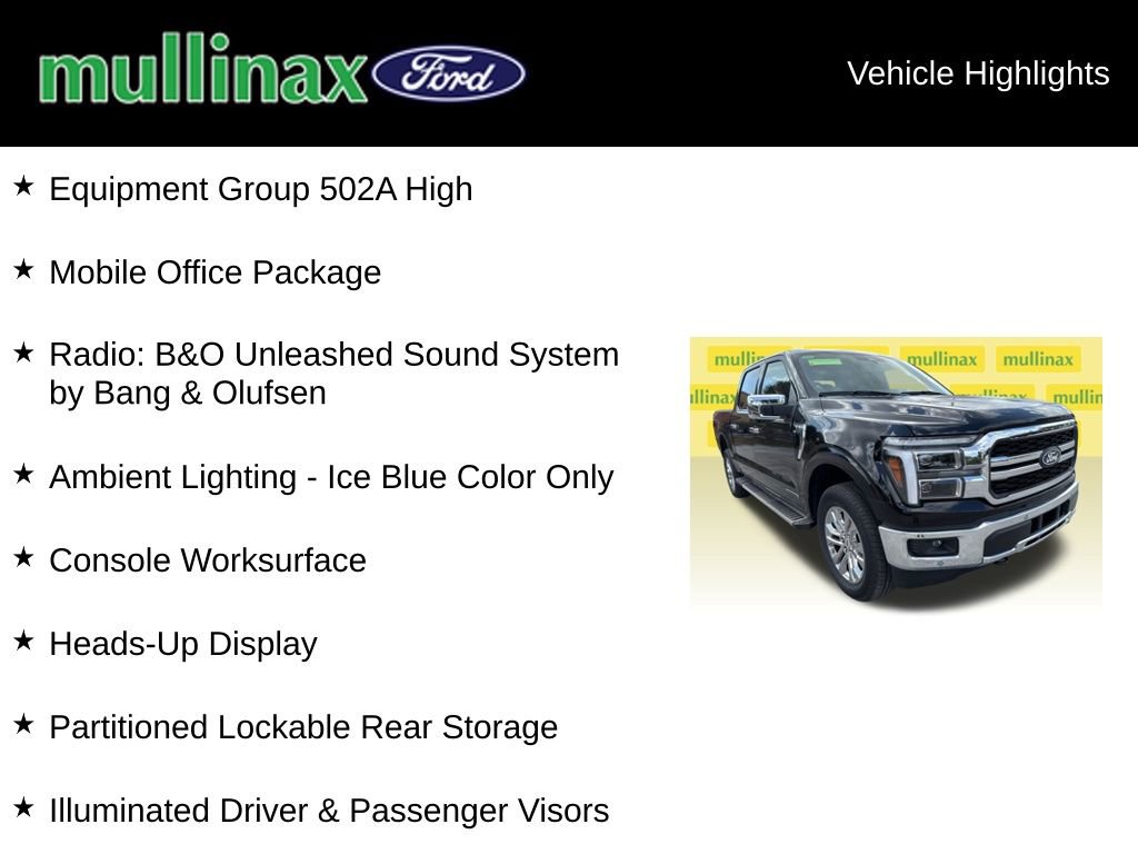 New 2025 Ford F150 Lariat w/ Equipment Group 502A High image 15