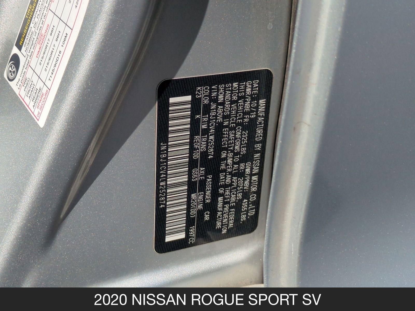 Used 2020 Nissan Rogue Sport SV FWD image 25