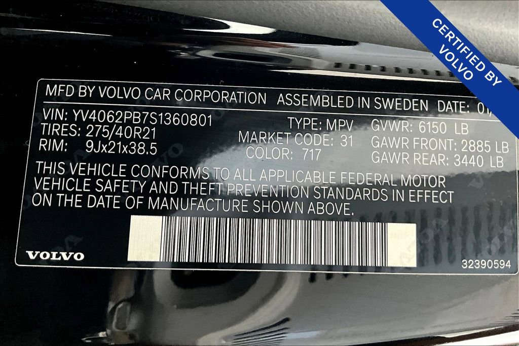 Certified 2025 Volvo XC90 B6 Plus image 43