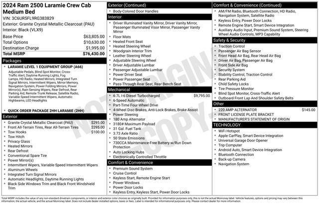 Used 2024 RAM 2500 Laramie image 36