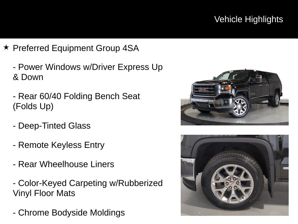 Used 2015 GMC Sierra 1500 SLT w/ Max Trailering Package AWD/4WD image 7