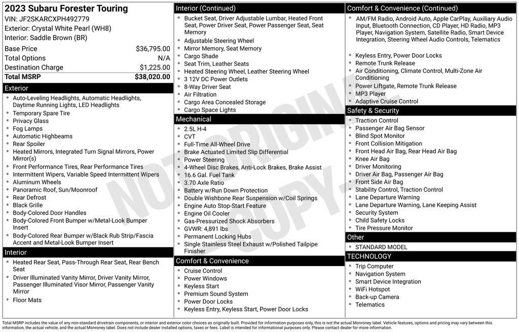Used 2023 Subaru Forester Touring image 13