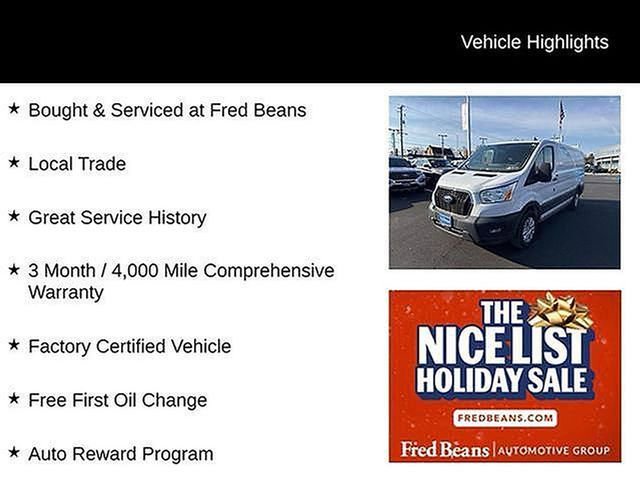 Certified 2021 Ford Transit 150 Low Roof w/ Exterior Upgrade Package image 7