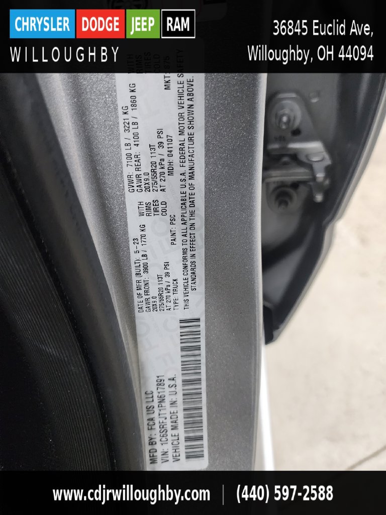 Used 2023 RAM 1500 Laramie AWD/4WD image 44